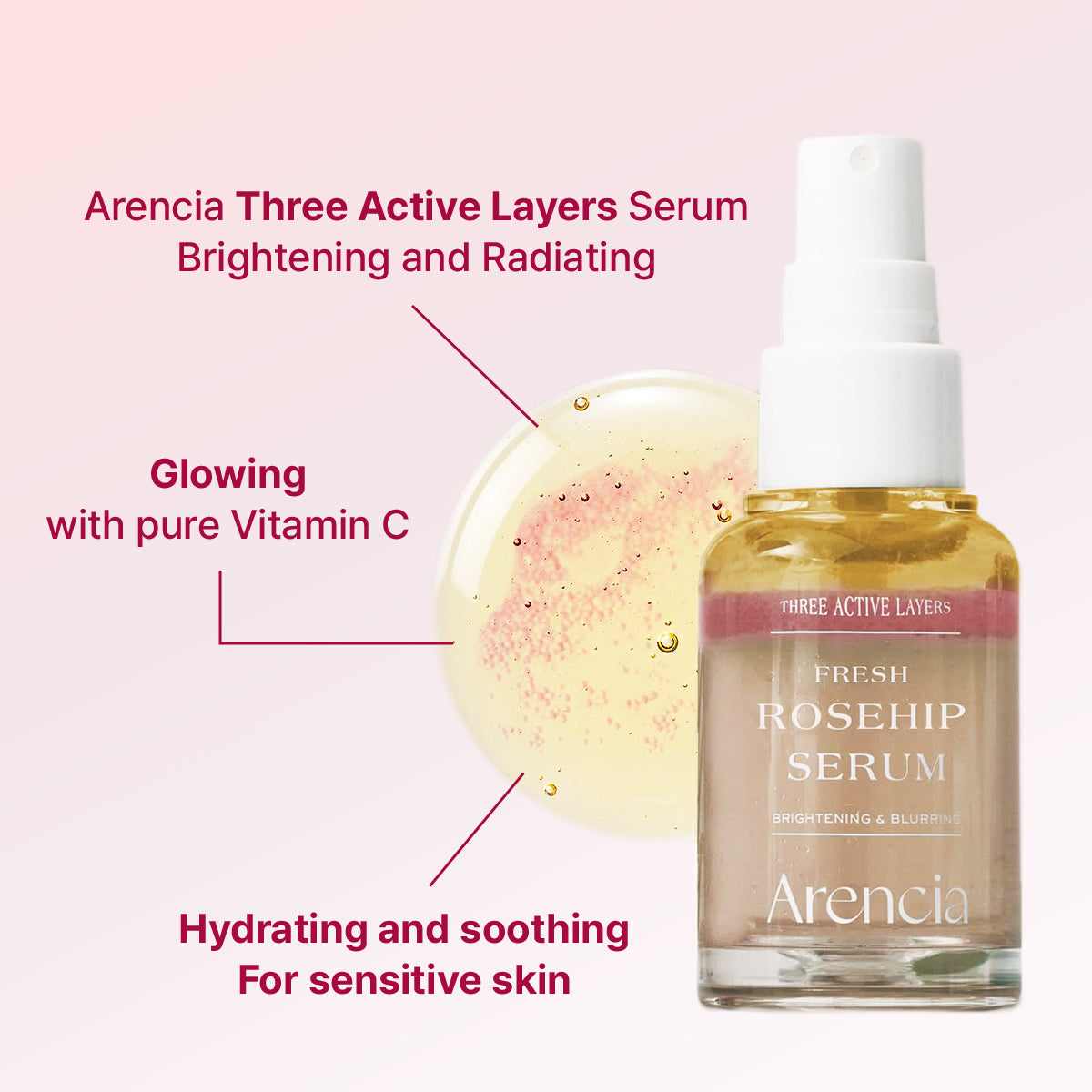 Arencia Fresh Rosehip Spray Serum Mist
