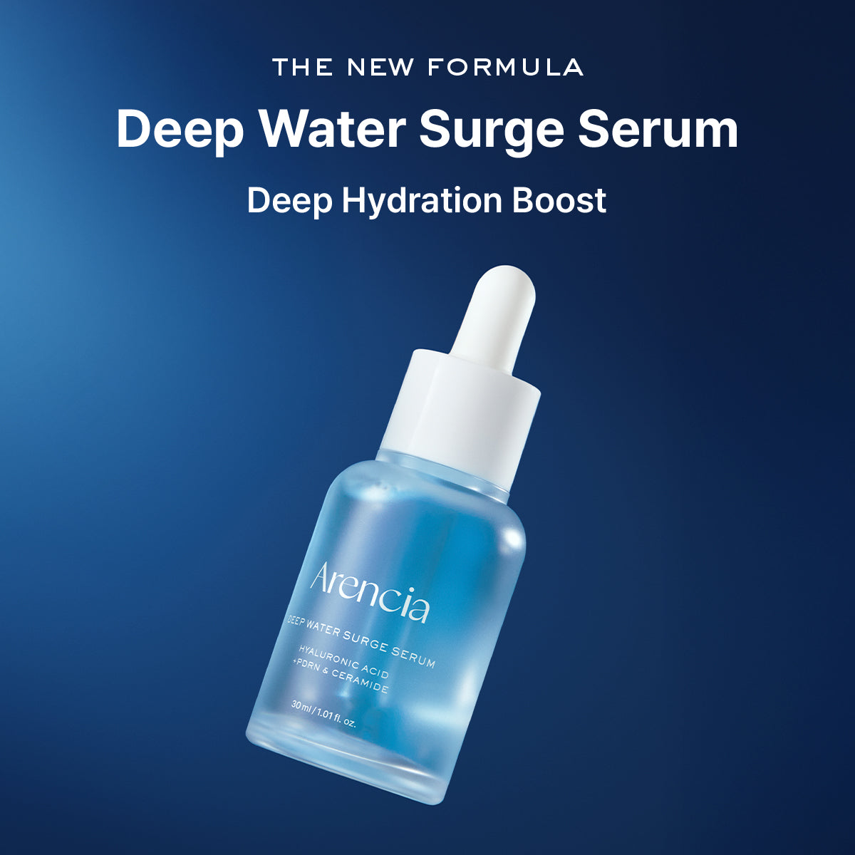 Arencia Deep Water Surge Serum, Hyaluronic Acid + PDRD + Ceramide, 1.01 fl oz