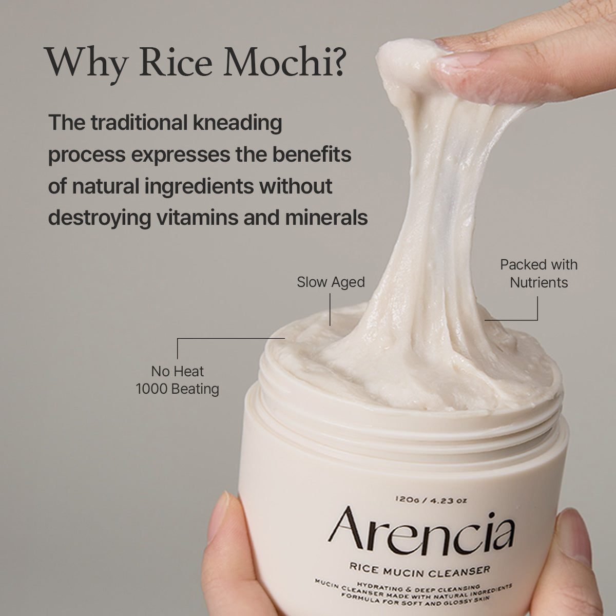 Arencia Rice Mucin Face Cleanser