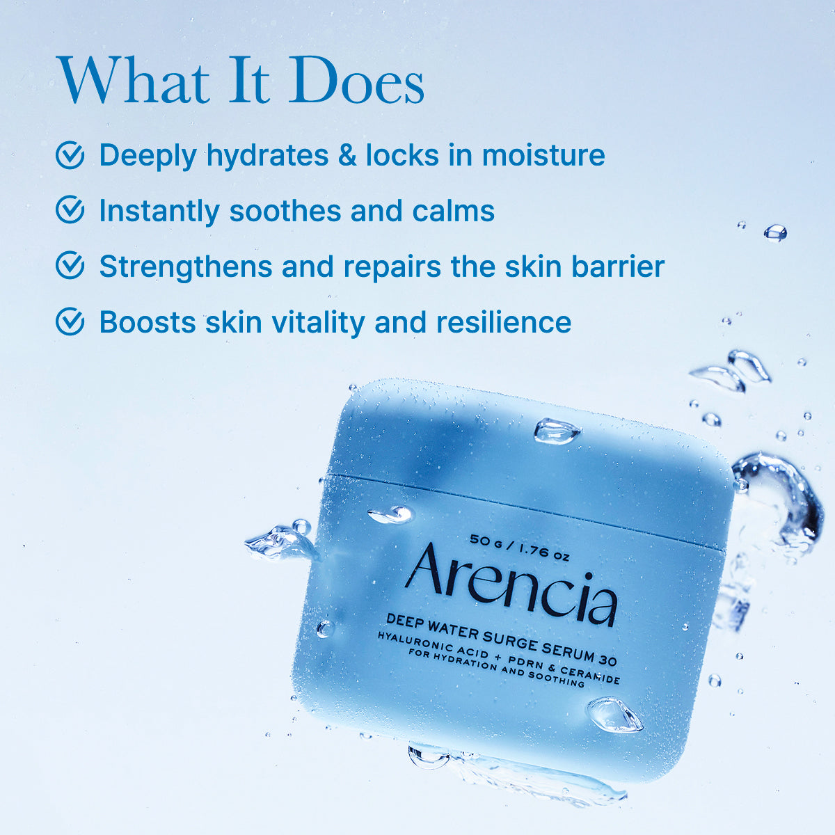 Arencia Deep Water Surge Overnight Serum 30