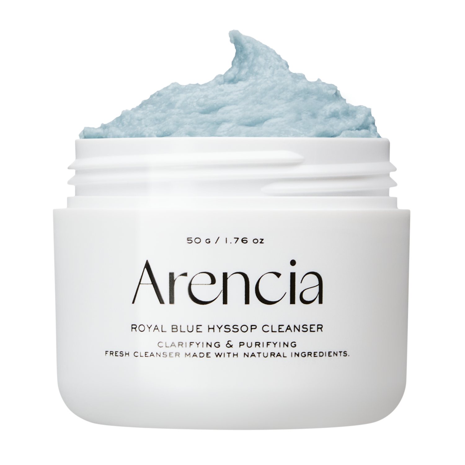Arencia Blue Hyssop Rice Mochi Cleanser
