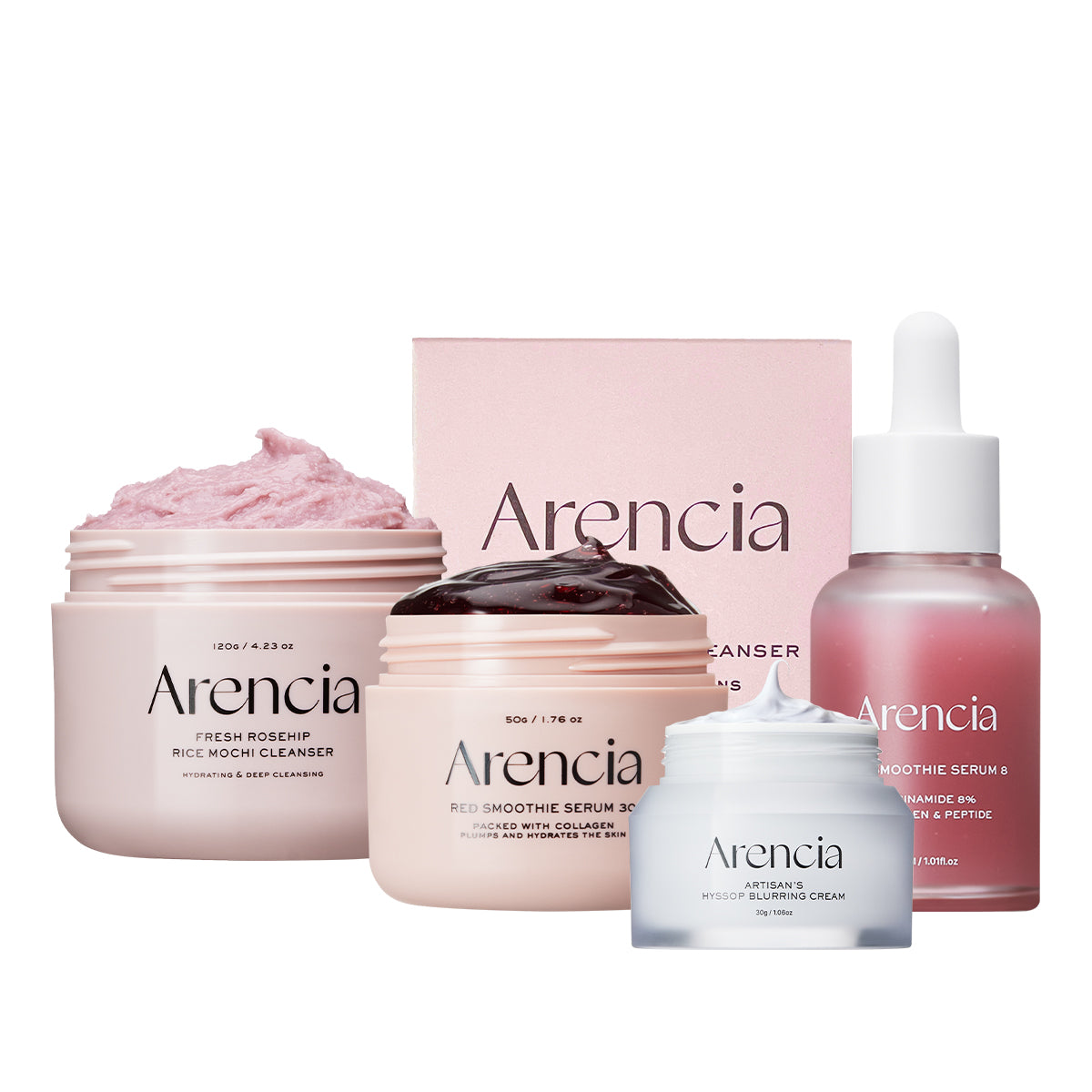 Red Collagen Jello Skin Bundle - Poreless Skin Routine
