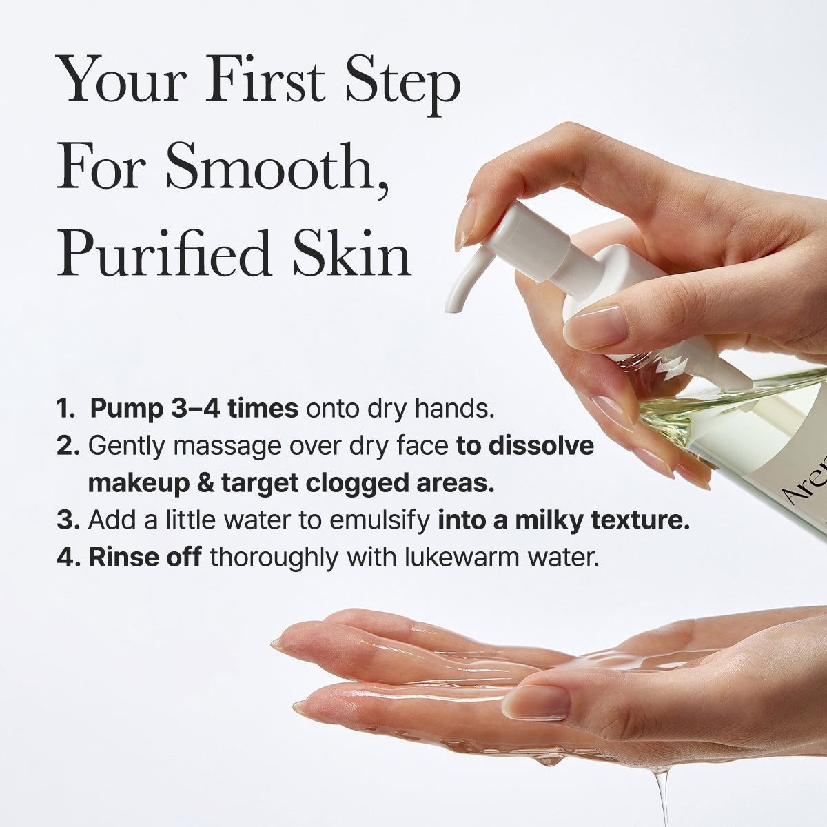 Pore Melt Mochi Makeup-Removing Cleansing Oil, Non-Comedogenic, Acne-Safe, Rice Amino Acids HD, Vitamin E, Cica, & Ceramide, 6.76 fl oz