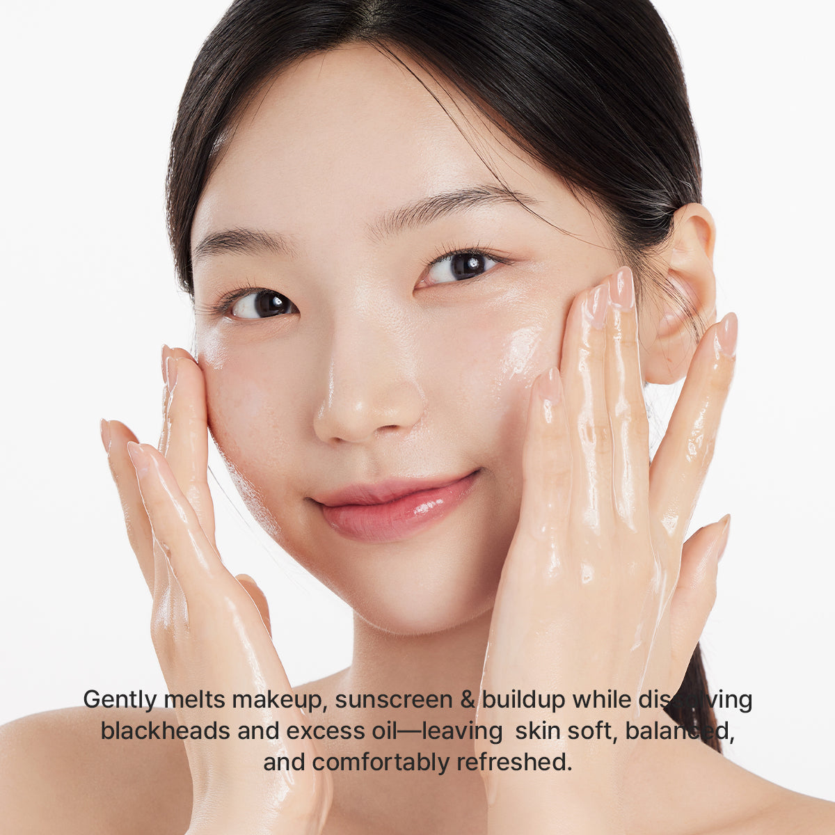 Pore Melt Mochi Makeup-Removing Cleansing Oil, Non-Comedogenic, Acne-Safe, Rice Amino Acids HD, Vitamin E, Cica, & Ceramide, 6.76 fl oz
