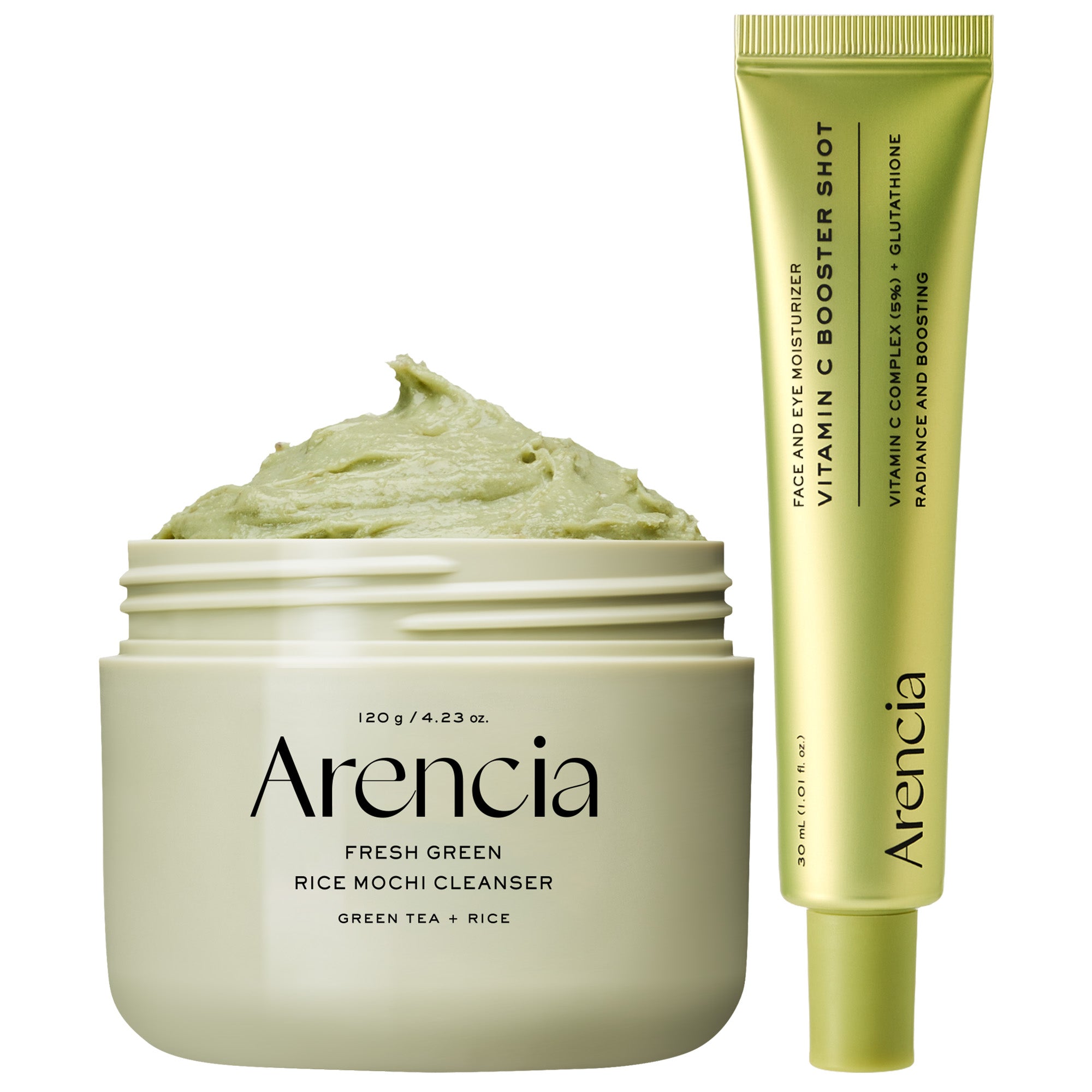 Mochi Glow Starter Duo | Rice Mochi Cleanser & Vitamin C Booster