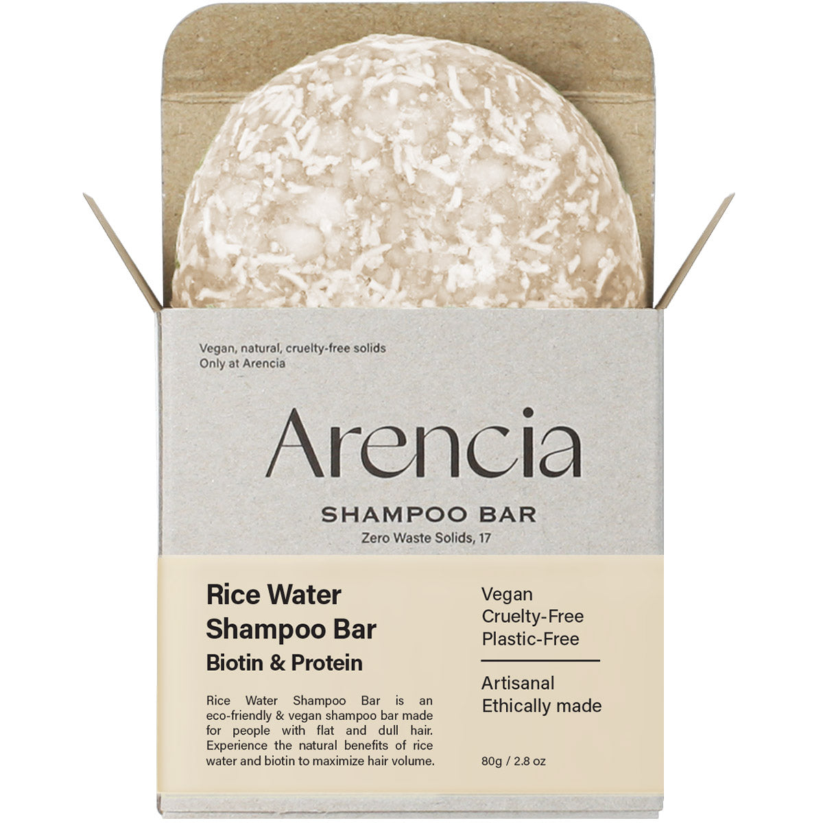 Arencia Rice Water Shampoo Bar