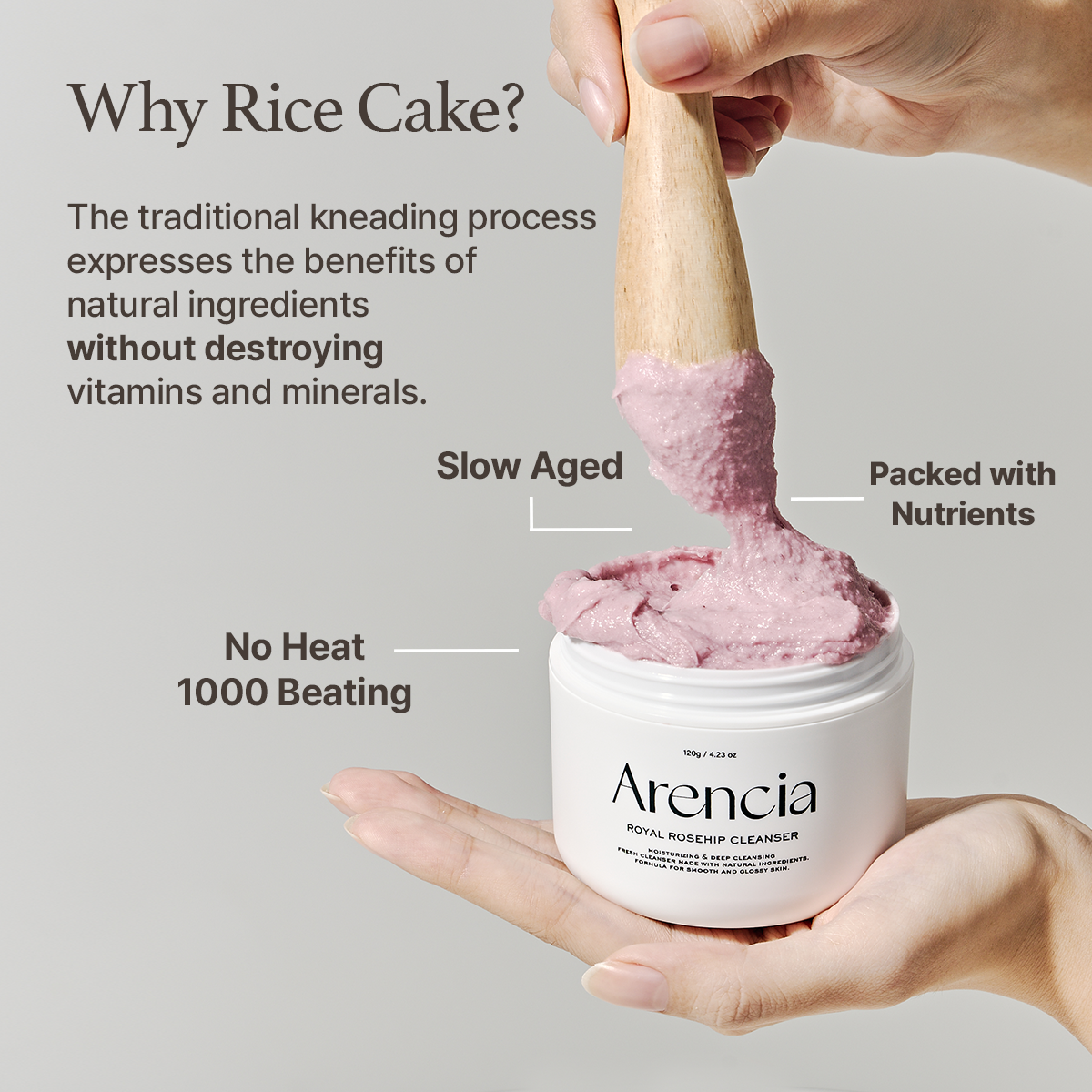 Rice Mochi Cleanser Gift Set (Rosehip 50g + Blue Hyssop 50g)