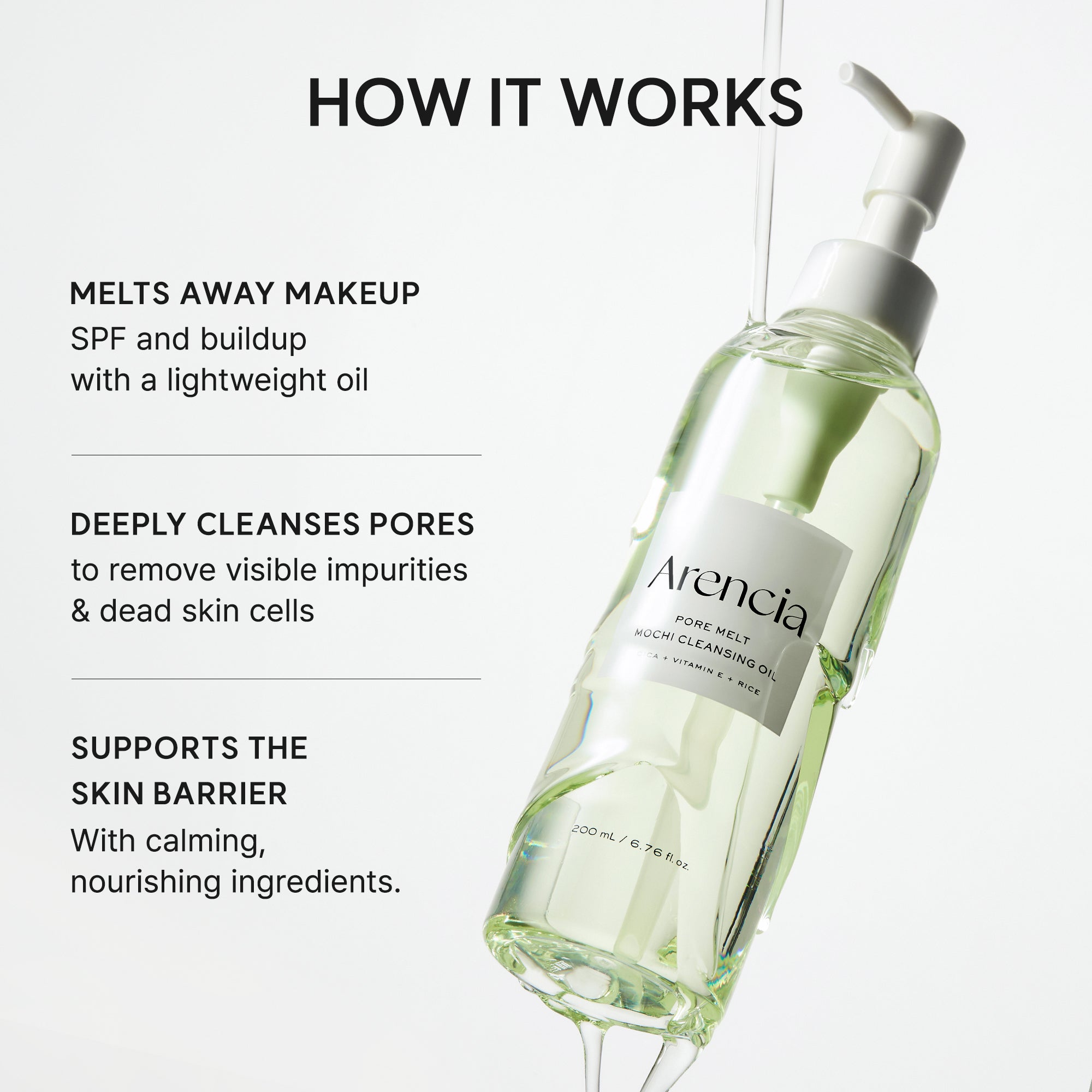 Pore Melt Mochi Makeup-Removing Cleansing Oil, Non-Comedogenic