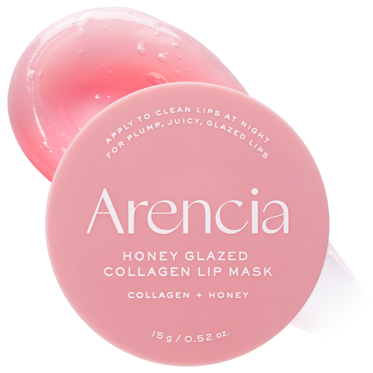 Honey Glazed Collagen Lip Mask, Plump, Juicy Lips with Lasting Hydration, 0.52oz