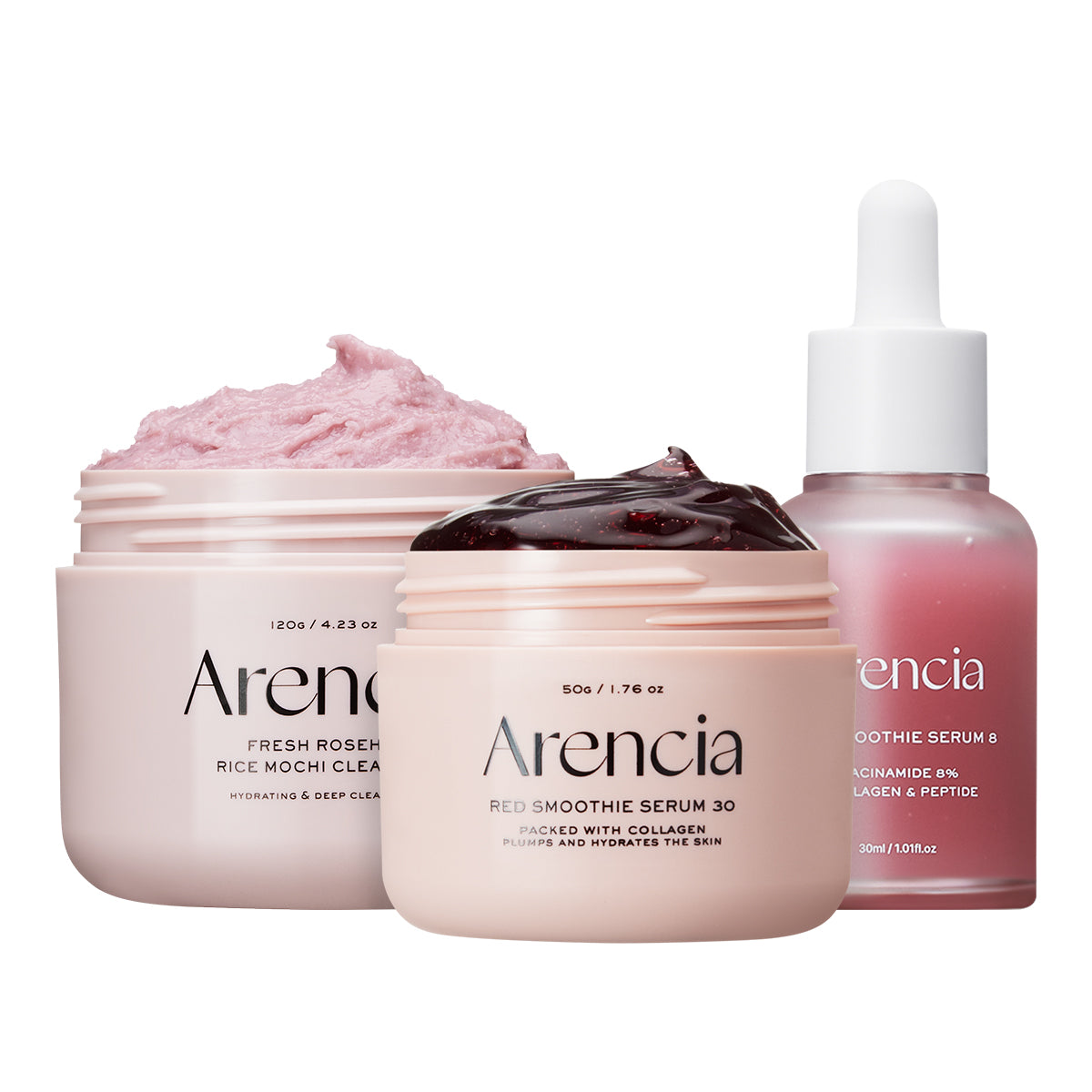 Red Collagen Jello Skin Trio - Poreless Skin Routine