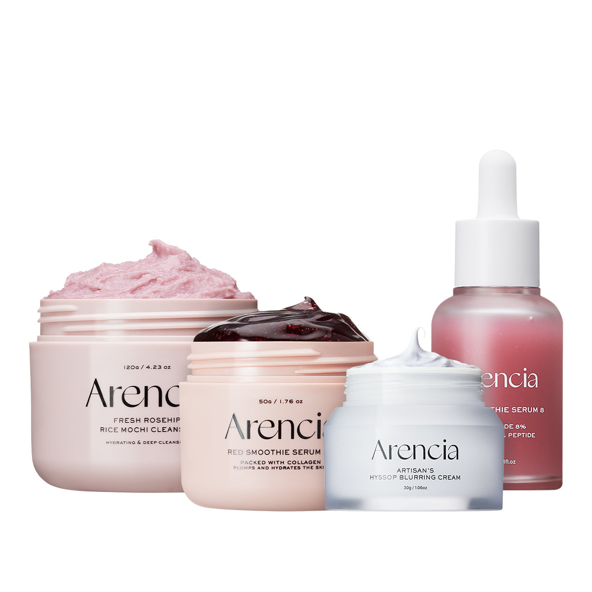 Red Collagen Jello Skin Bundle - Poreless Skin 4-Step Routine