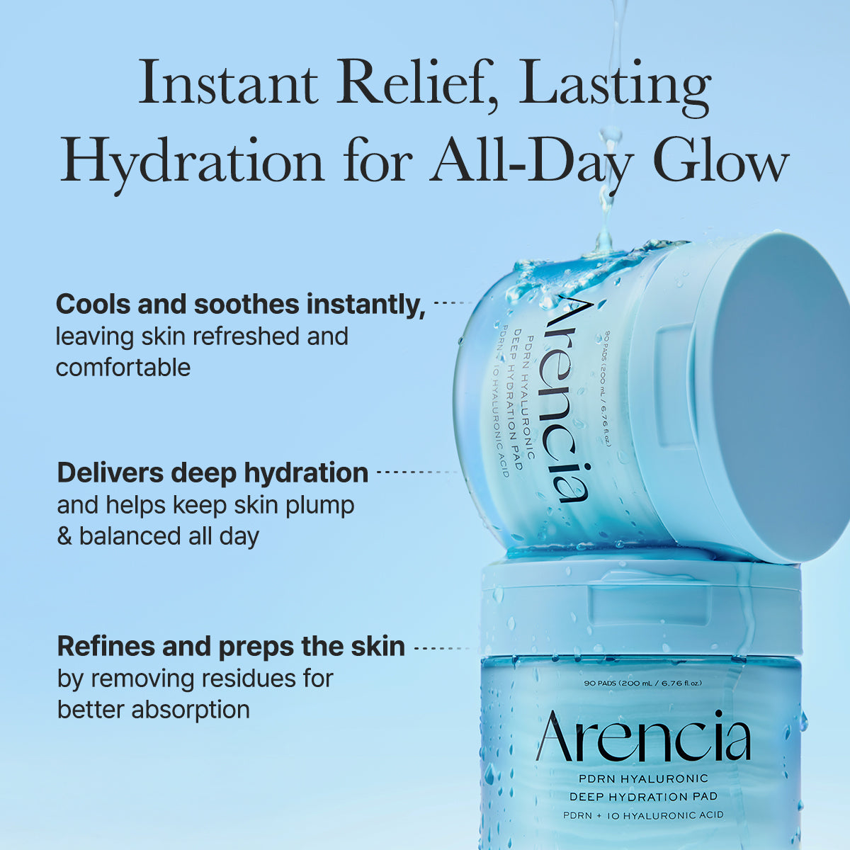 PDRN Hyaluronic Acid Deep Hydration Toner Pads, 6.76 fl. oz (90 Pads)