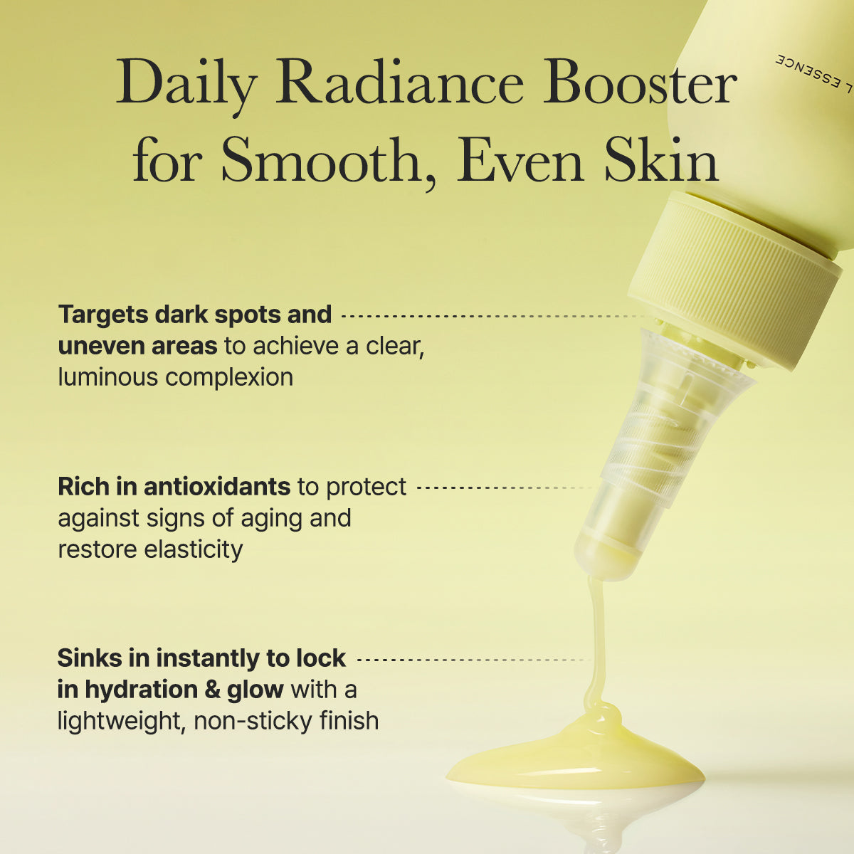 Vitamin C Glutathione Booster Shot Essence, Lightweight Brightening & Dark Spot Care for Radiant, Even-Looking Skin, 3.21 fl oz