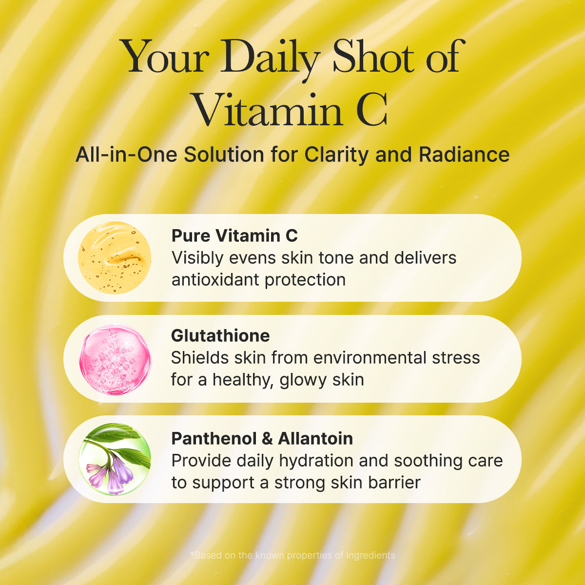 Vitamin C Booster Shot, Pure Vitamin C, Derivatives, Glutathione for Bright, Healthy Skin Glow, 1.01 fl oz