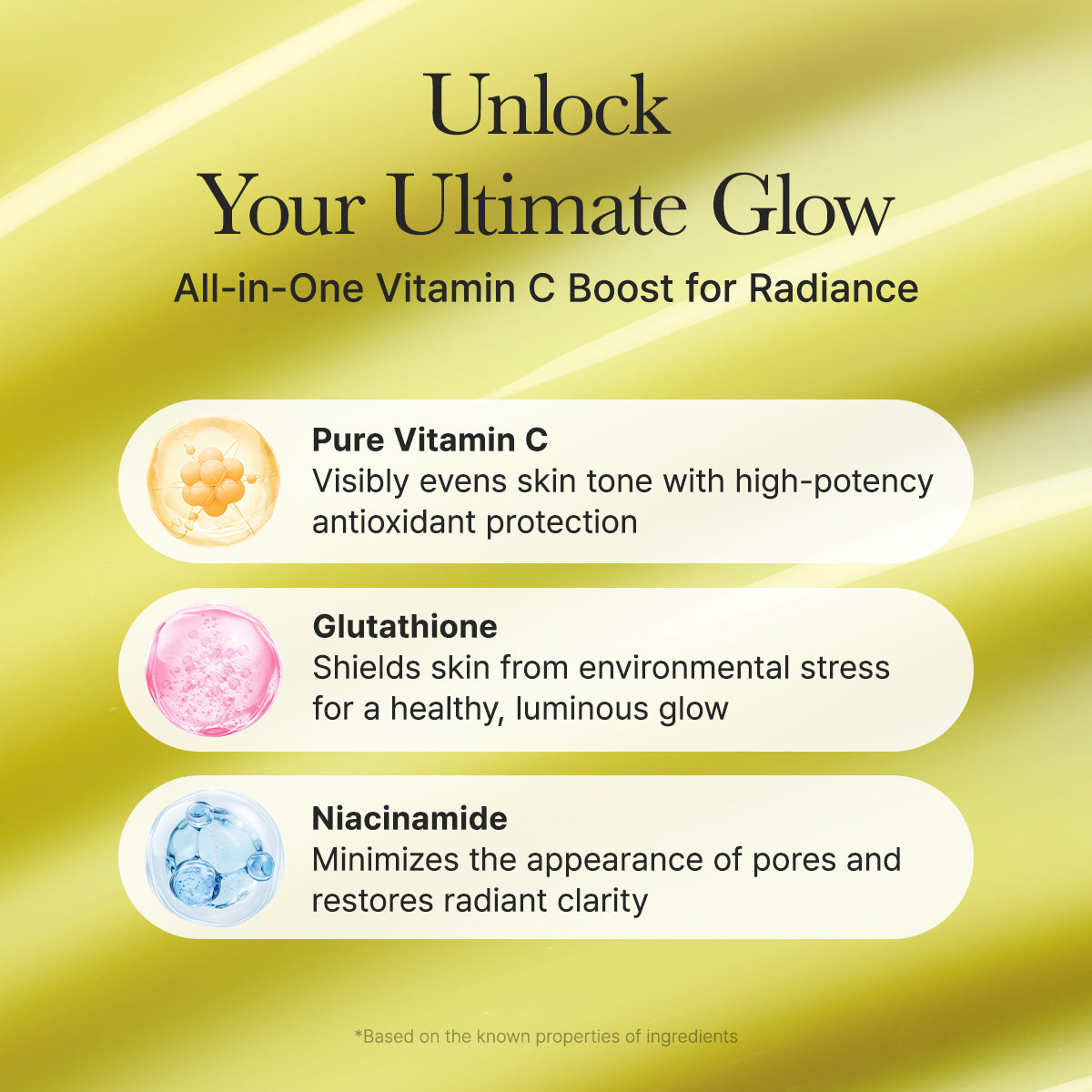 Vitamin C Glutathione Booster Shot Essence, Lightweight Brightening & Dark Spot Care for Radiant, Even-Looking Skin, 3.21 fl oz