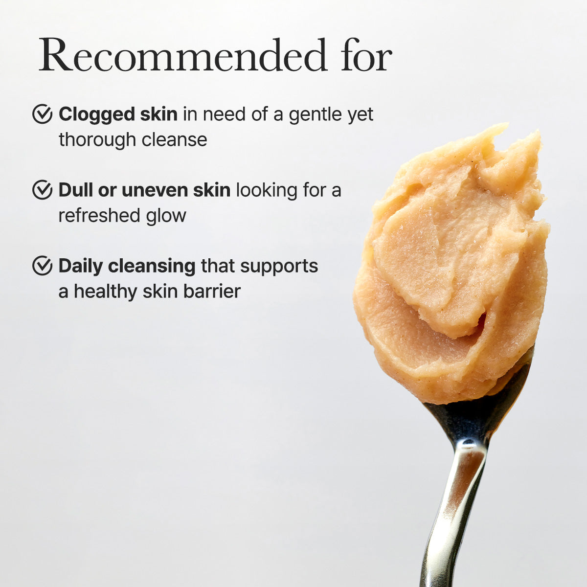 Arencia Calendula Rice Mochi Cleanser, Gentle Exfoliating Foam Wash for Sensitive, Dry, Rough Skin, 4.23oz / 120g