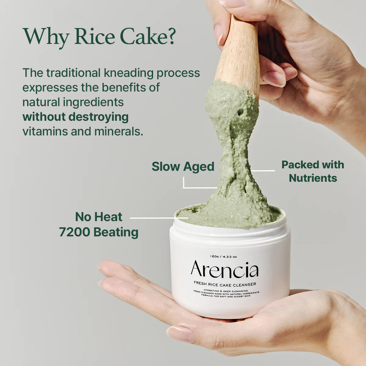 [-10%] Arencia Fresh Green Rice Mochi Cleanser