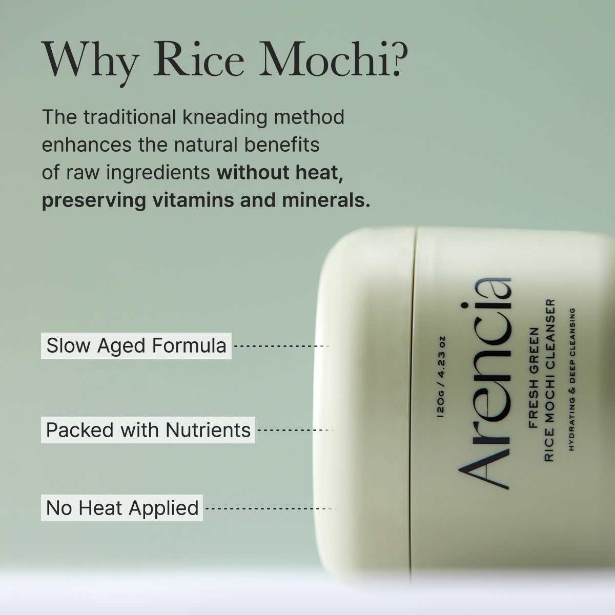 [-25%] Arencia Fresh Green Rice Mochi Cleanser