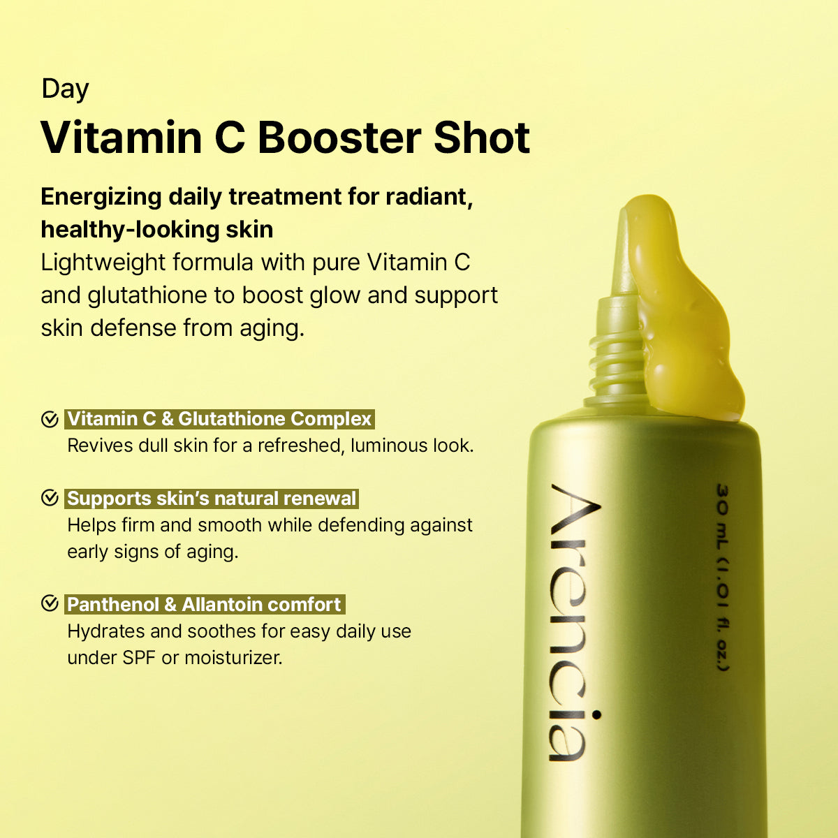 Booster Shot Skin Renewal Duo - Vitamin C & Retinal for Day And Night Brightening, Pore Minimizing, Moisturizing, and Fades Dark Spots | 1.01 fl oz + 1.01 fl oz