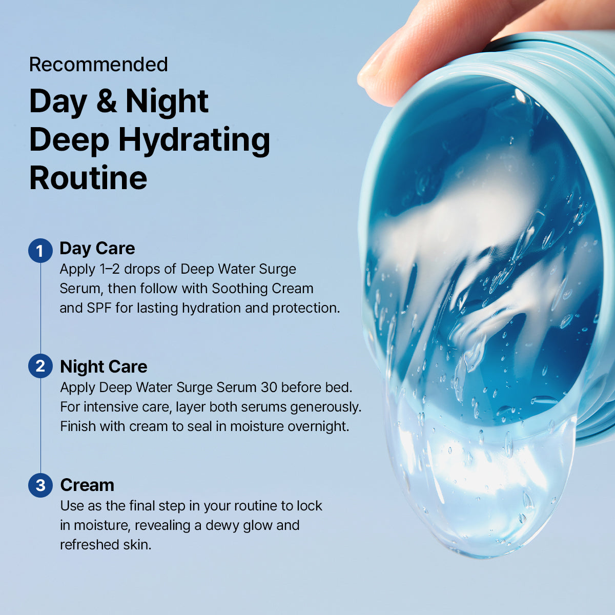 Deep Glow Hydration Trio - Day & Night Moisture Lock-in Routine