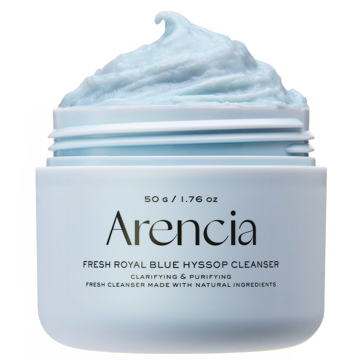Arencia Blue Hyssop Rice Mochi Cleanser