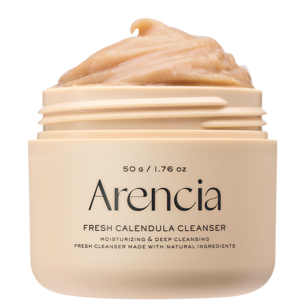 Arencia Fresh Green Rice Mochi Cleanser, Gentle Daily Cleanser for Acne-Prone Skin, 1.76oz / 4.23oz