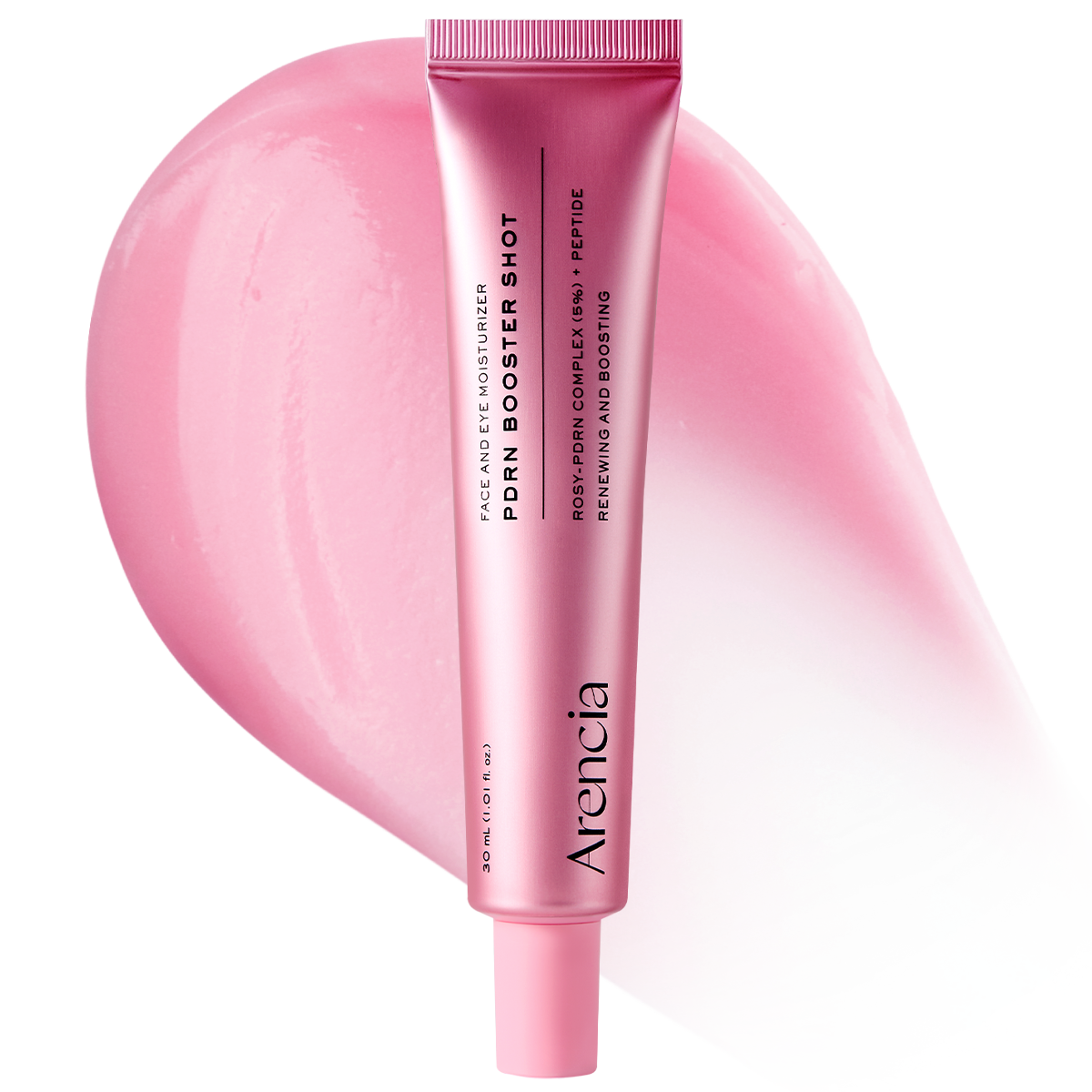 PDRN Booster Shot, Rosy-PDRN & Peptides for Glowy, Healthy Skin, 1.01 fl oz