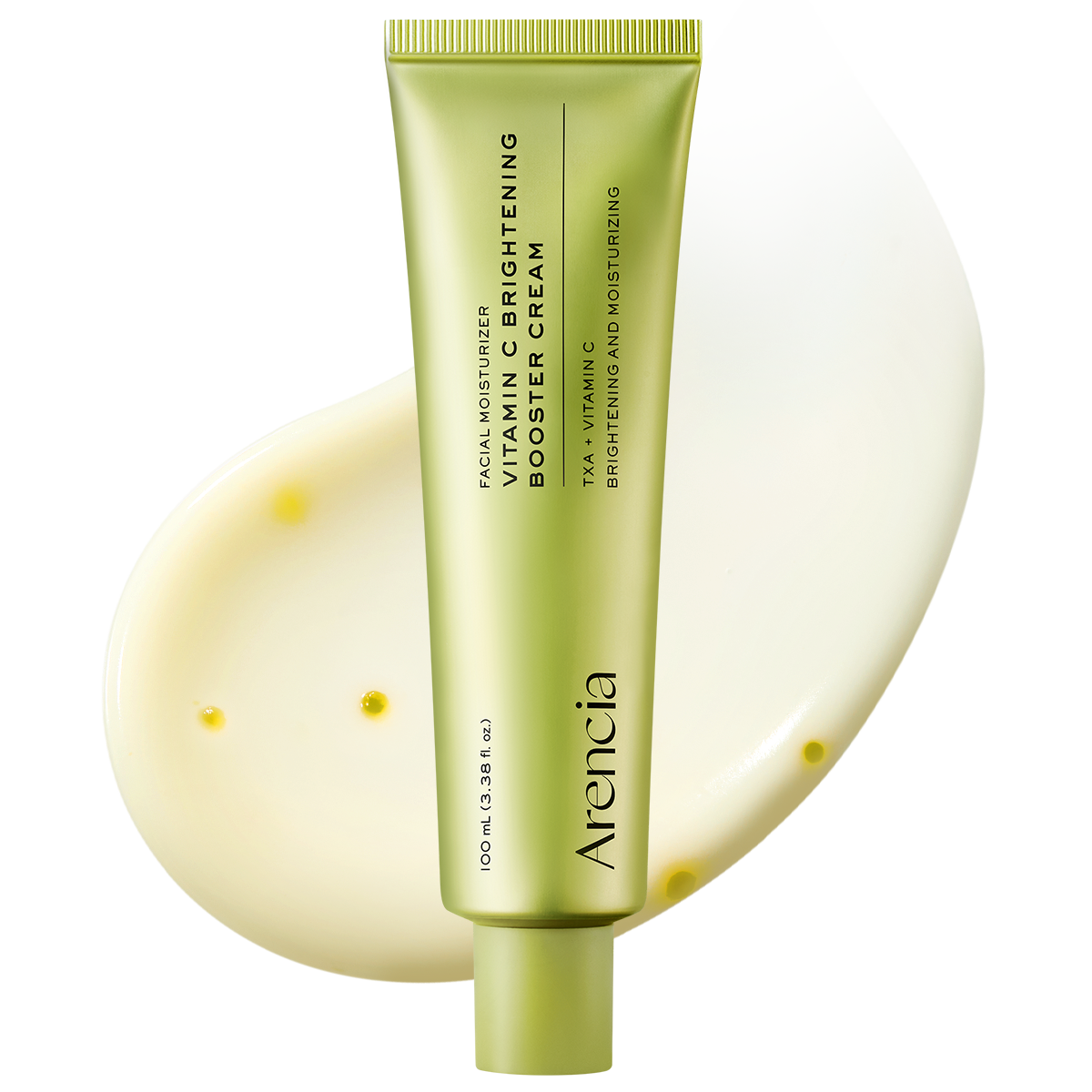 Vitamin C Brightening Booster Cream, Glow-Enhancing Moisturizer with Vitamin C, TXA & Glutathione for Radiant, Glass Skin, 3.38 fl. oz.