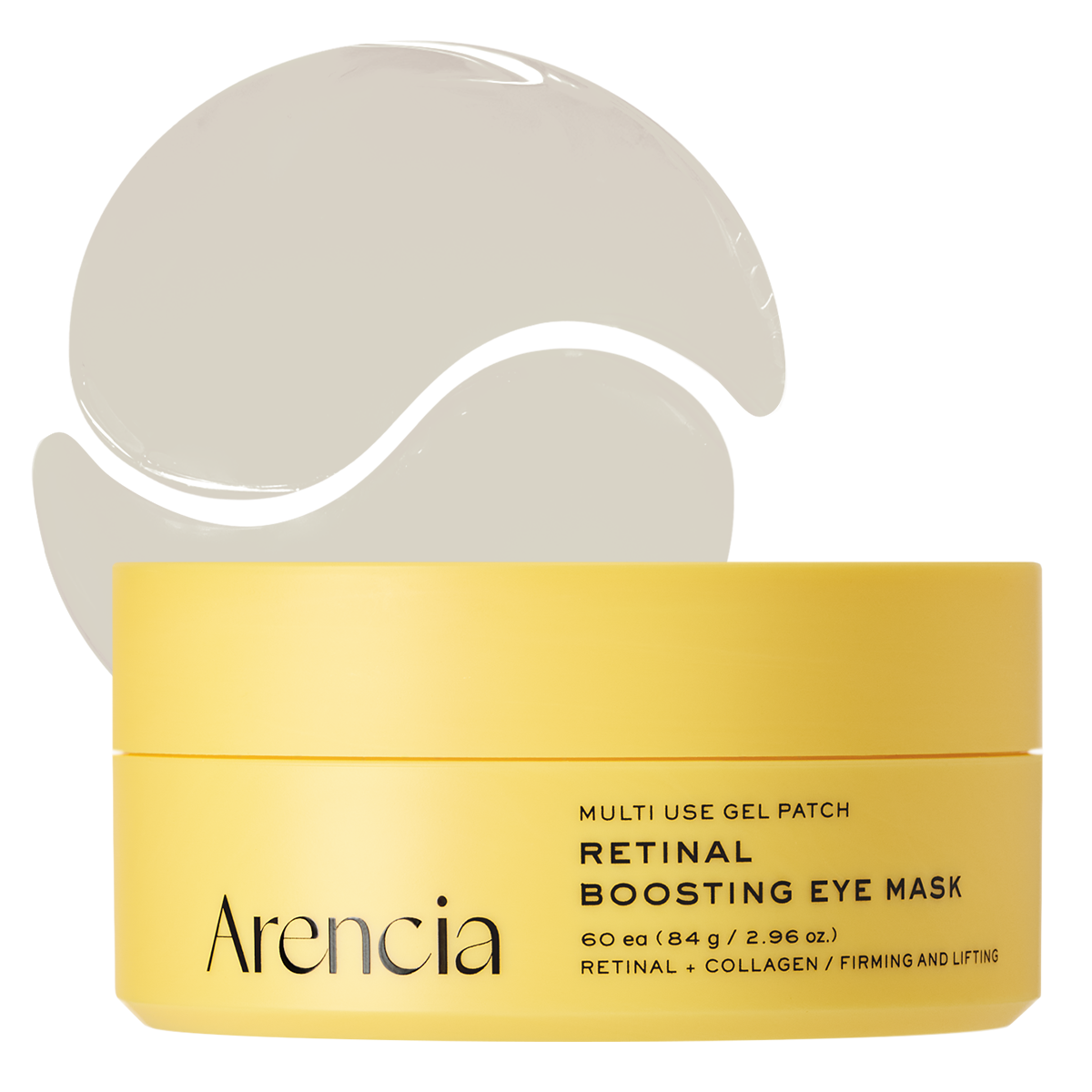 Retinal Boosting Eye Mask Patch – Depuffing Hydrogel Eye Masks with Retinal & Peptides for Under Eye Bags, Fine Lines & Smile Lines | 60 Patches (2.96 oz)