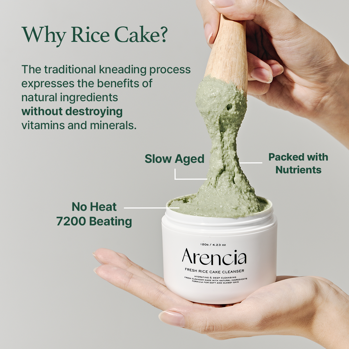 Best Value | Arencia Fresh Green Rice Mochi Cleanser x 3