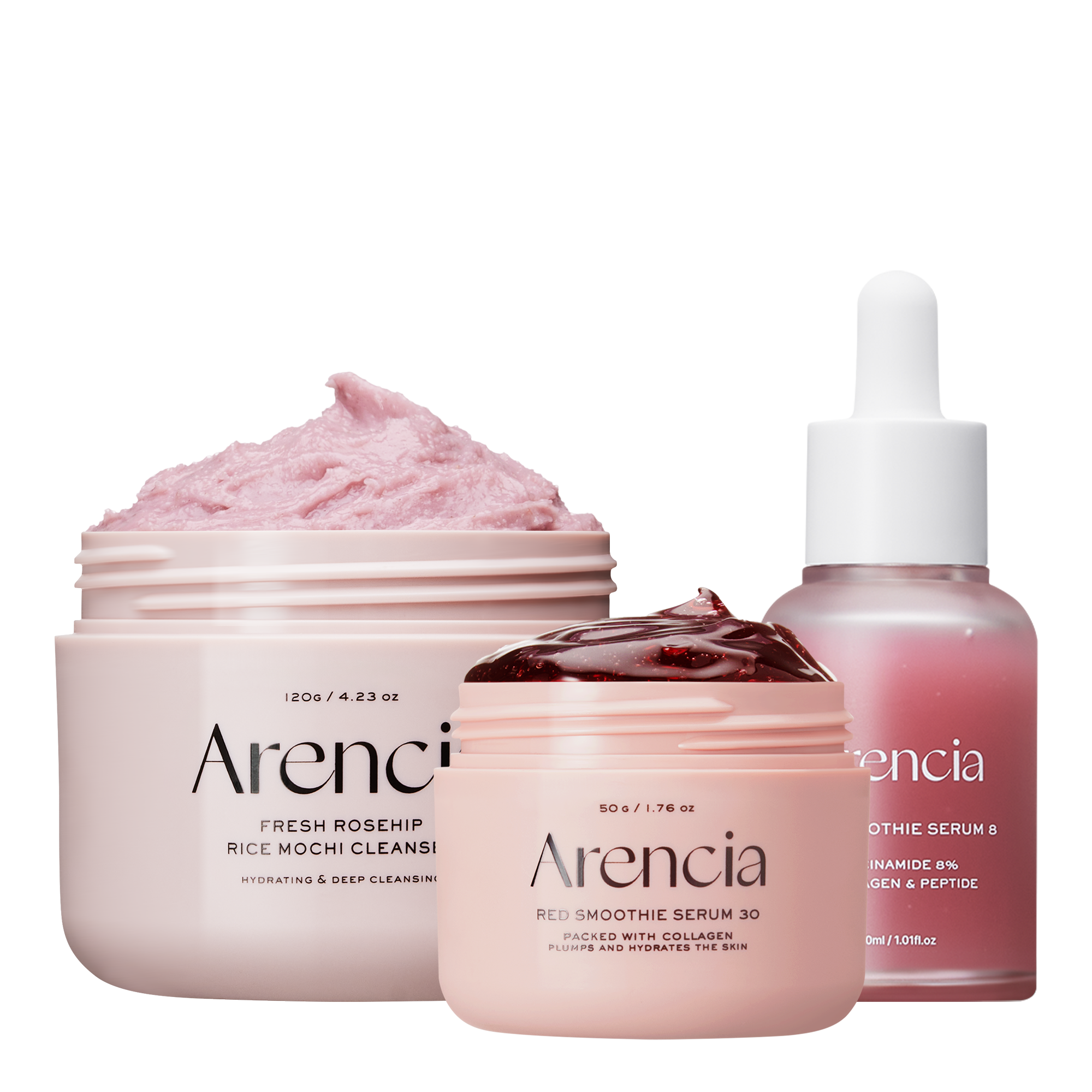 Red Collagen Jello Skin Trio - Poreless Skin Routine