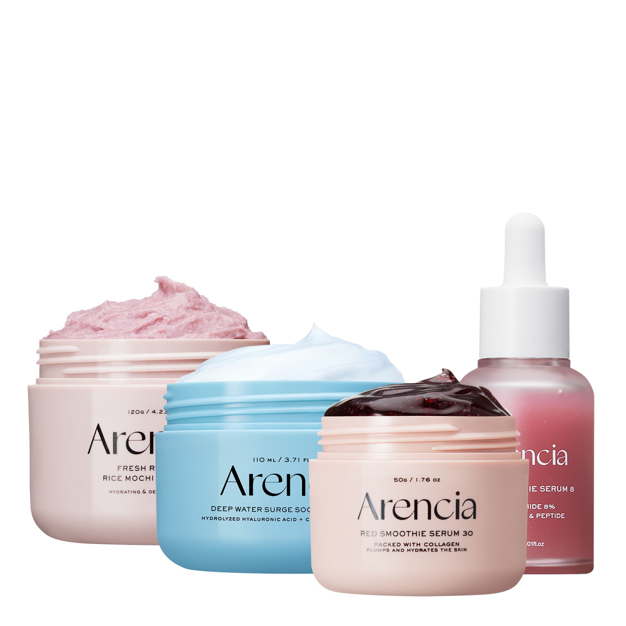 Red Collagen Jello Skin Bundle - Poreless Skin 4-Step Routine