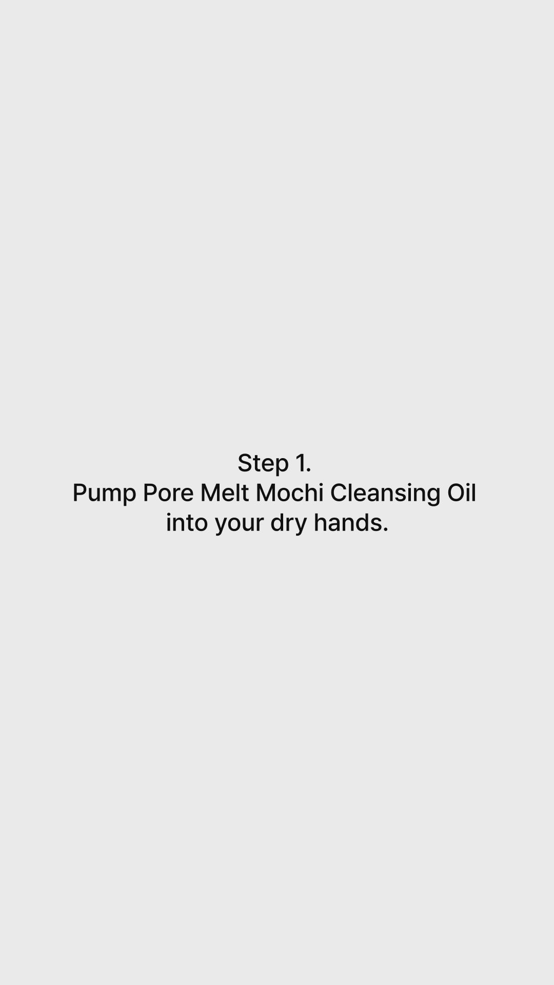 Pore Melt Mochi  Makeup-Removing Cleansing Oil, Non-Comedogenic, Acne-Safe, Rice Amino Acids HD, Vitamin E, Cica, & Ceramide, 6.76 fl oz