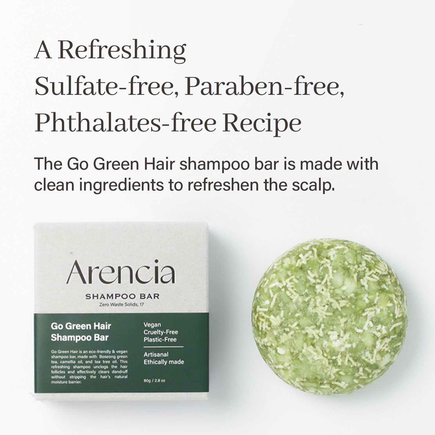 Arencia Go Green Hair Shampoo Bar