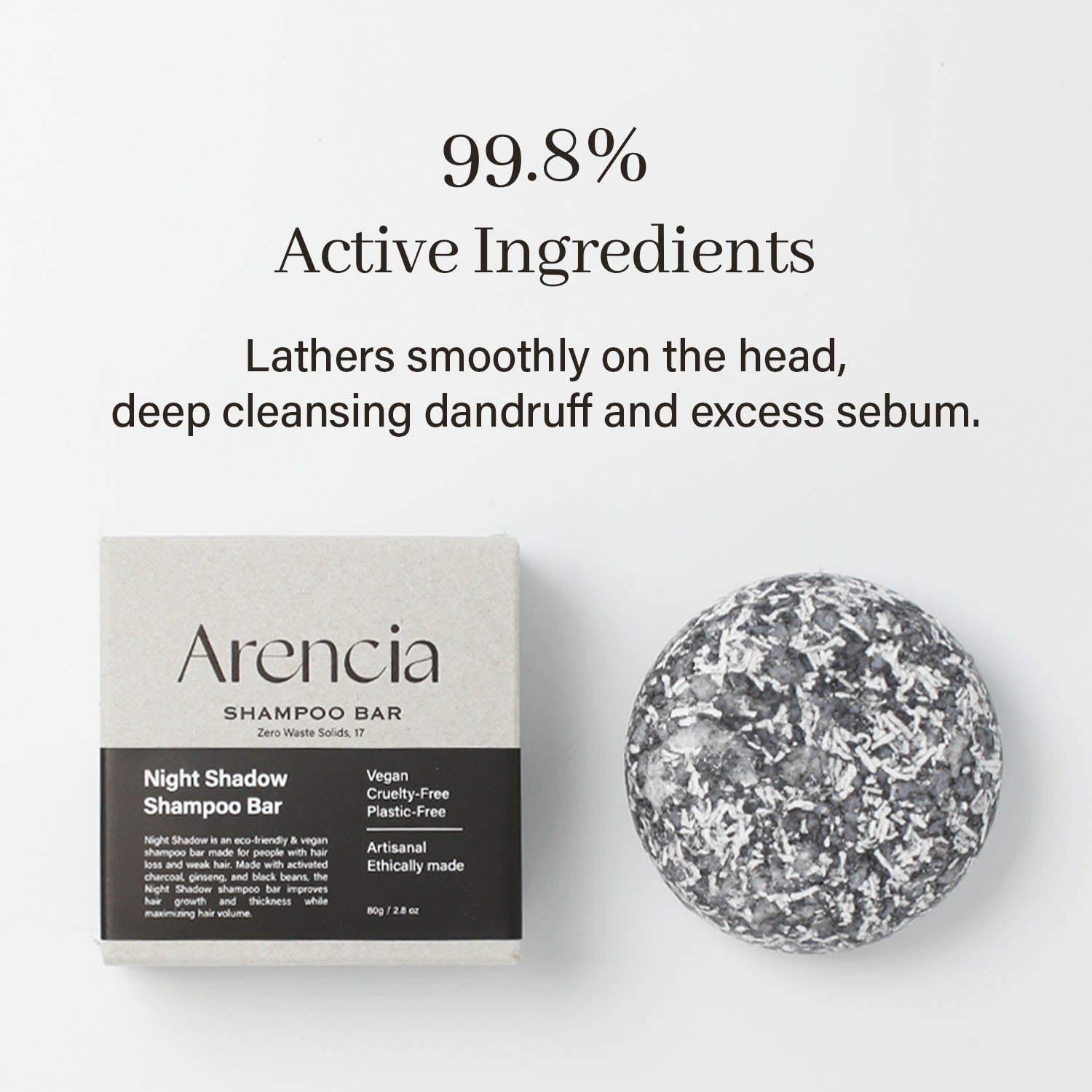 Arencia Night Shadow Shampoo Bar